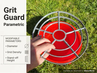 Parametric Bucket Grit Guard for car detailing