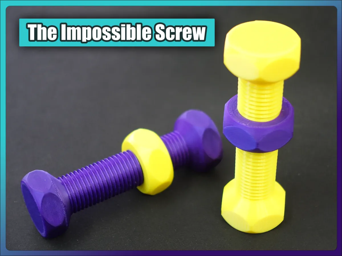 La vis impossible - jouet anti-stress