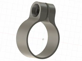 Bike light brace