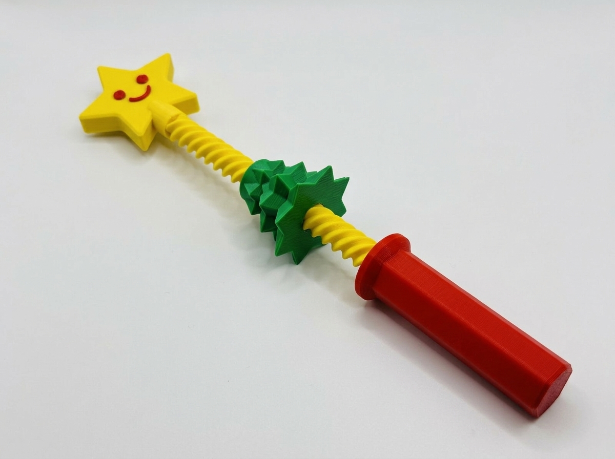 Customizable Spinning Magic Wand with Your Name - 1