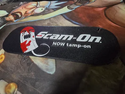 scam-on to tamp-on 