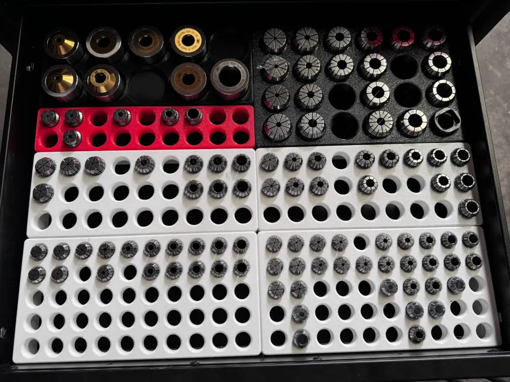 ER20 collet racks by Escargot Garage - MakerWorld