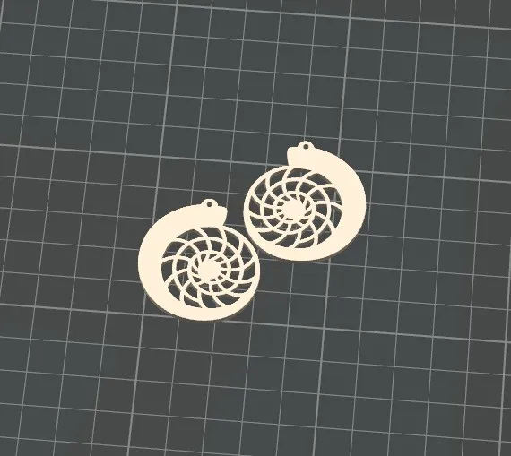 Floral Shell Earrings view 4