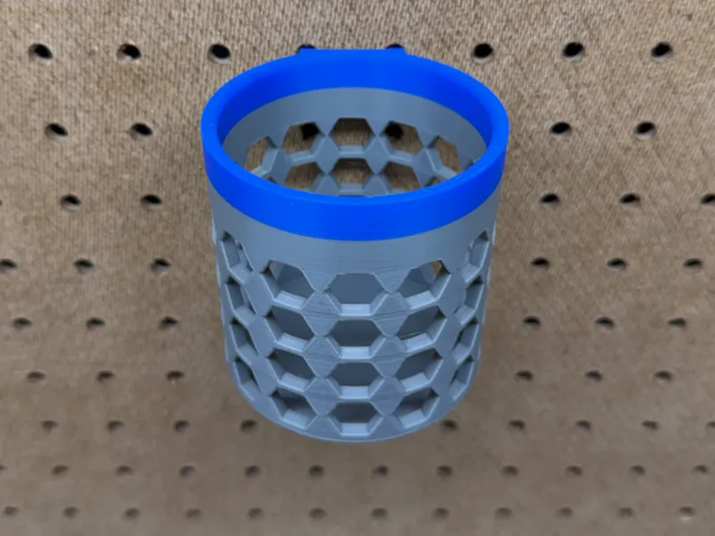 Pegboard Can / Bottle / Utility Bin