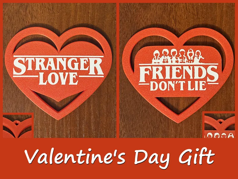 Stranger Things Valentine's Day Heart