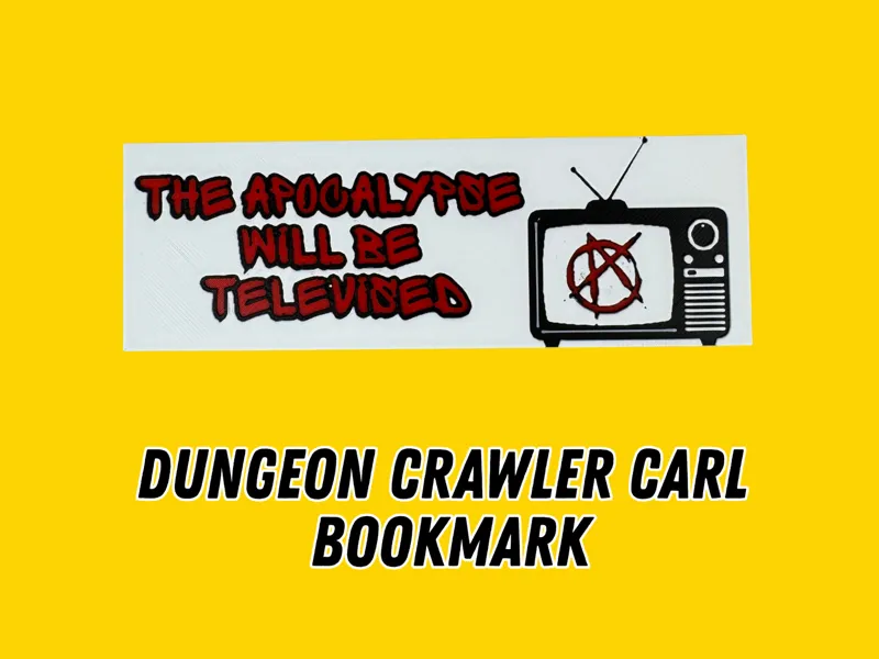 The Apocalypse Will Be Televised - DCC Bookmark