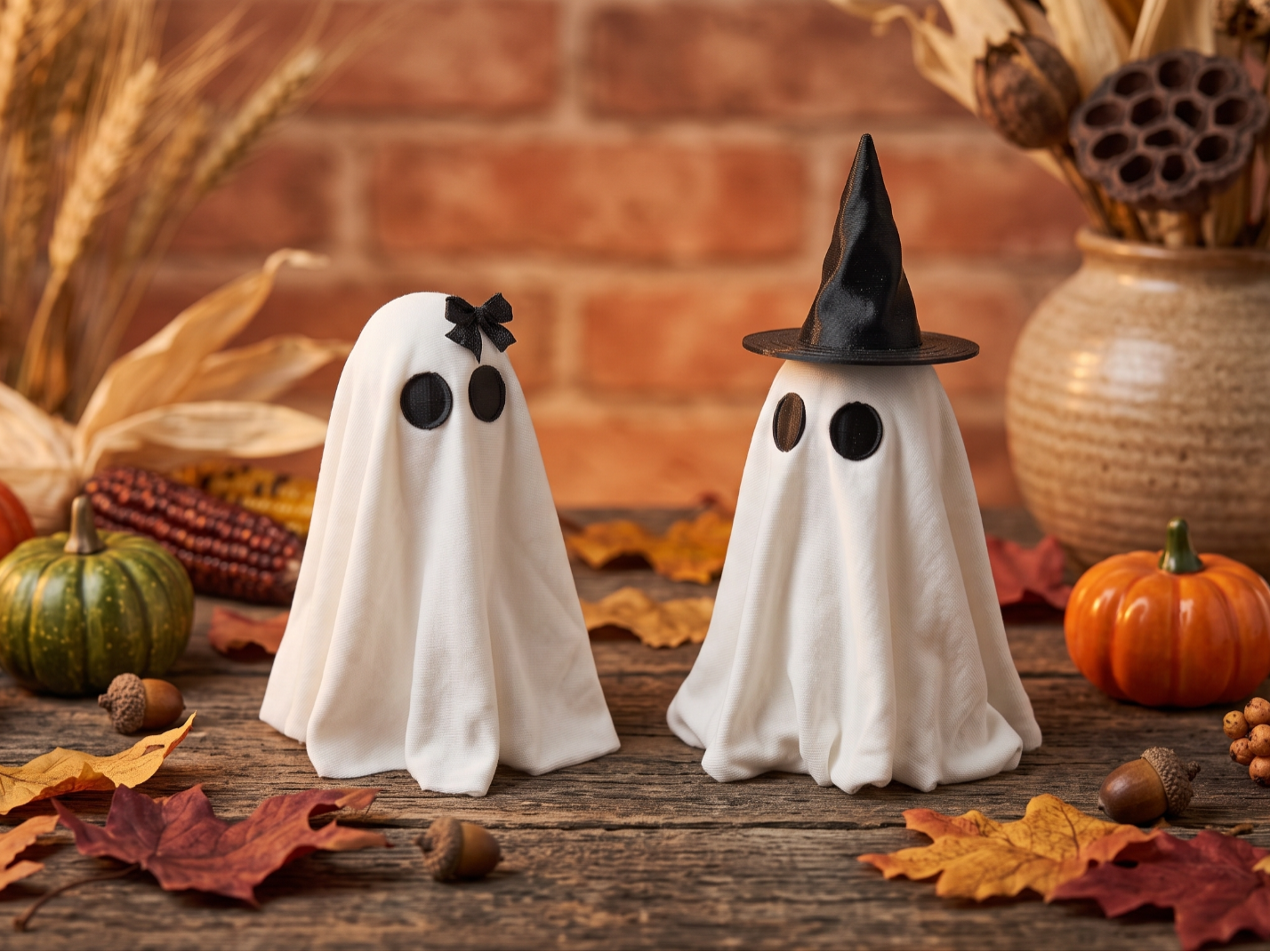 Halloween Ghost Duo 3D model