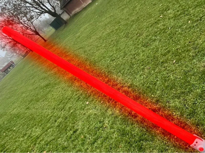 Red Wooden Lightsaber