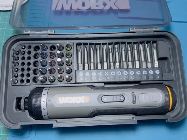Boîte à embouts pour visseuse Worx