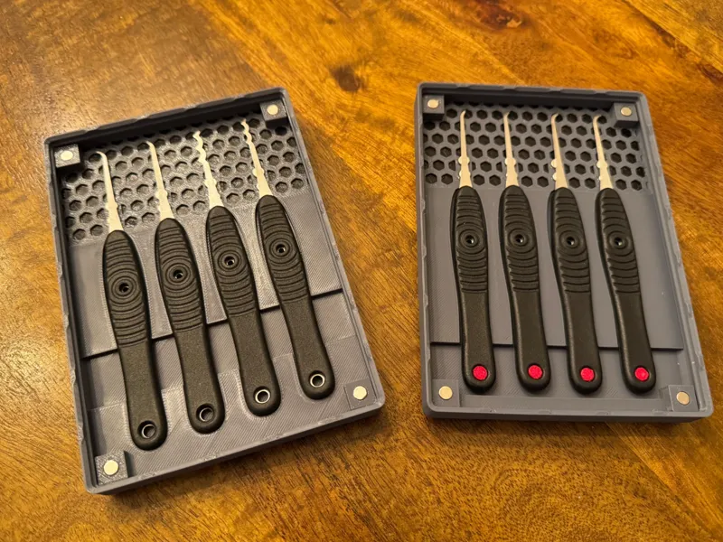 Stackable Cases for Jimy Longs Lock Picks