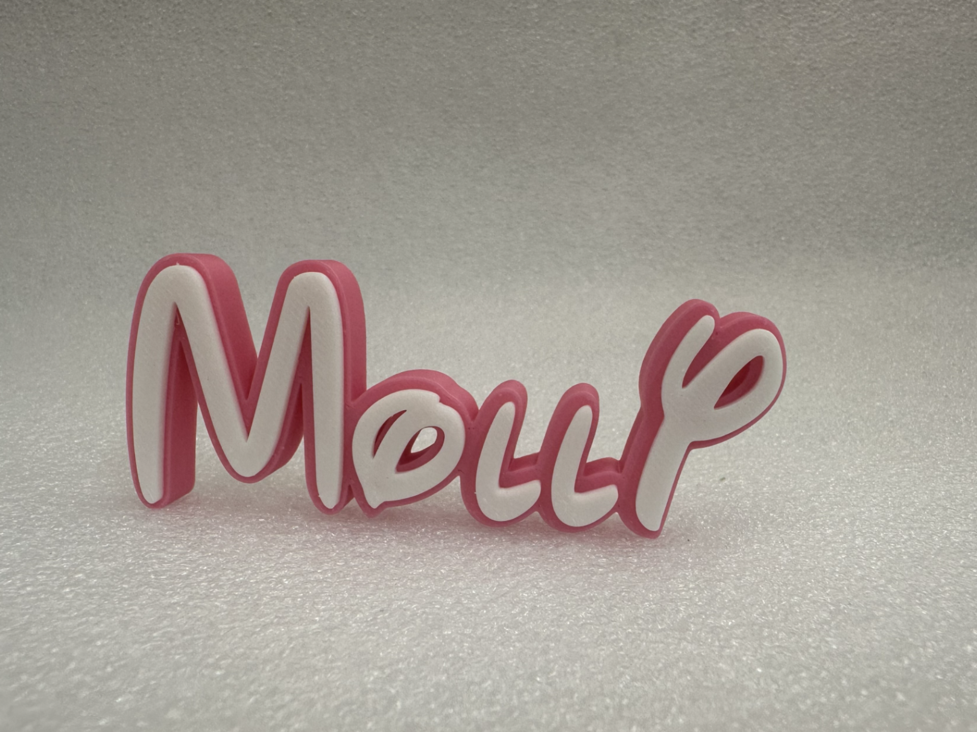 Disney Theme 3D Name Decor Sign molly
