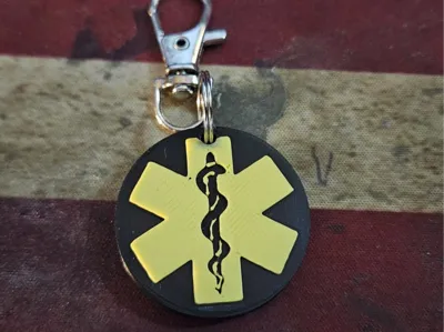 Medic Alert NFC Keychain