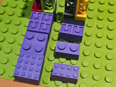 Duplo small to large brick adapters