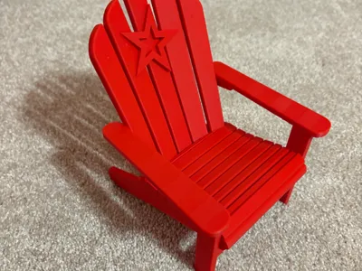 American Girl Doll Adirondack Chair