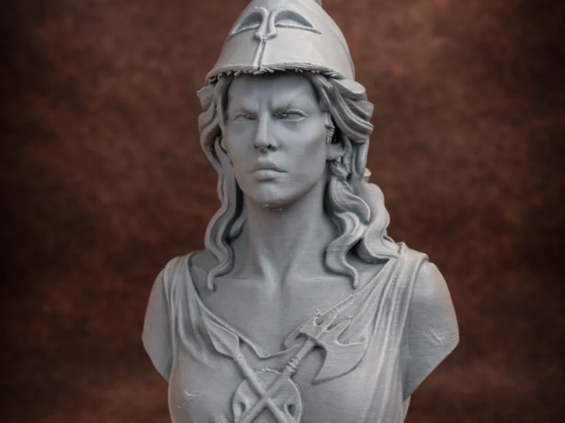 Busto Enyo Dea della Guerra – Scultura Mitologica