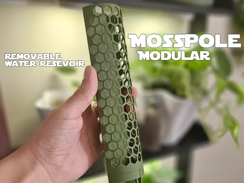 Modular Mosspole Reversed D-shape