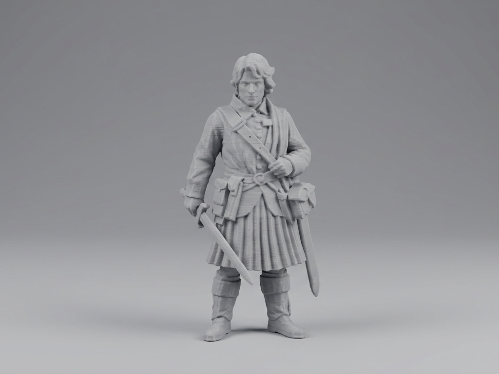 Scottish Highland Warrior Figurine - Outlander