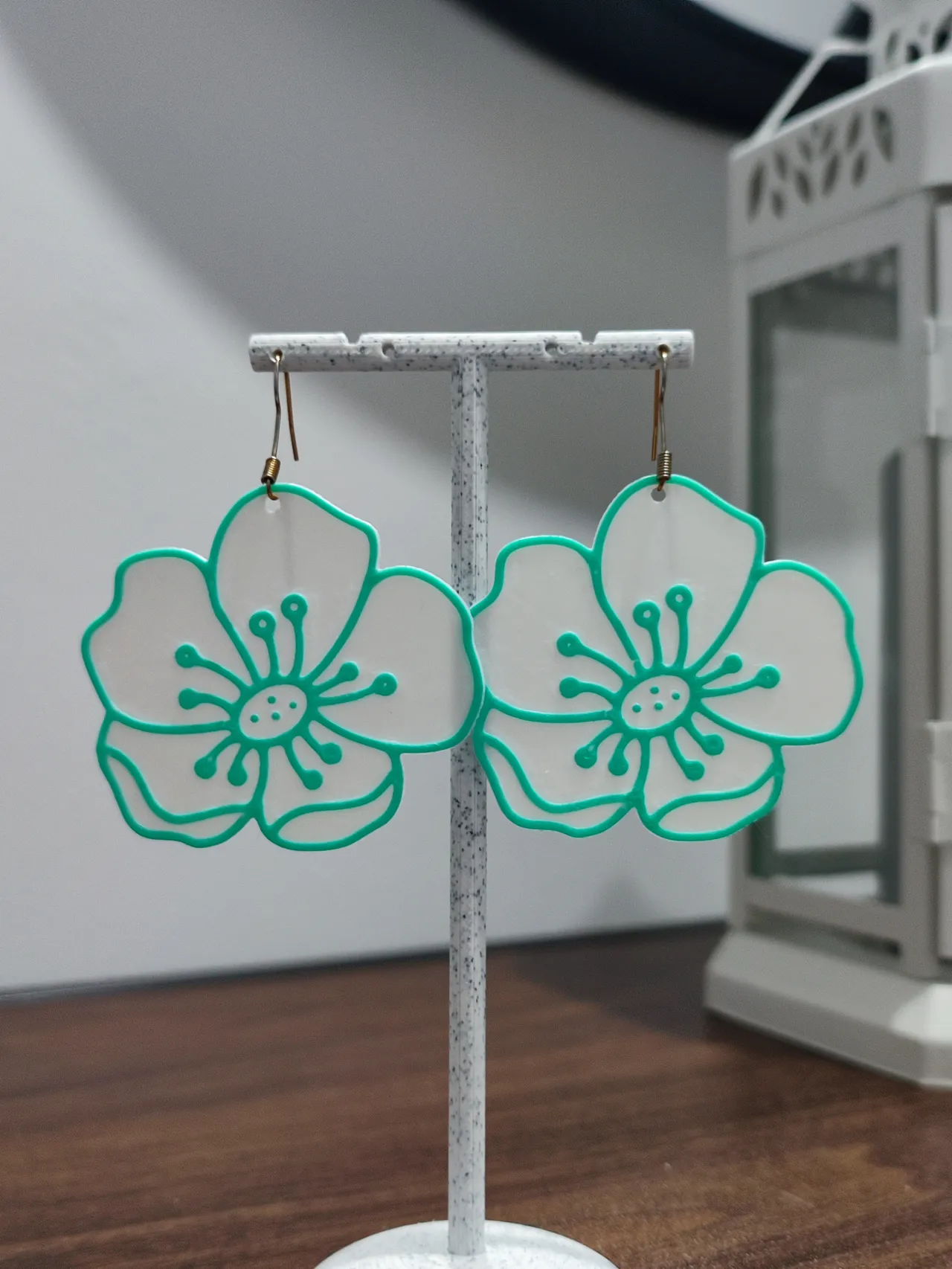 Aretes Menta Blossom view 3