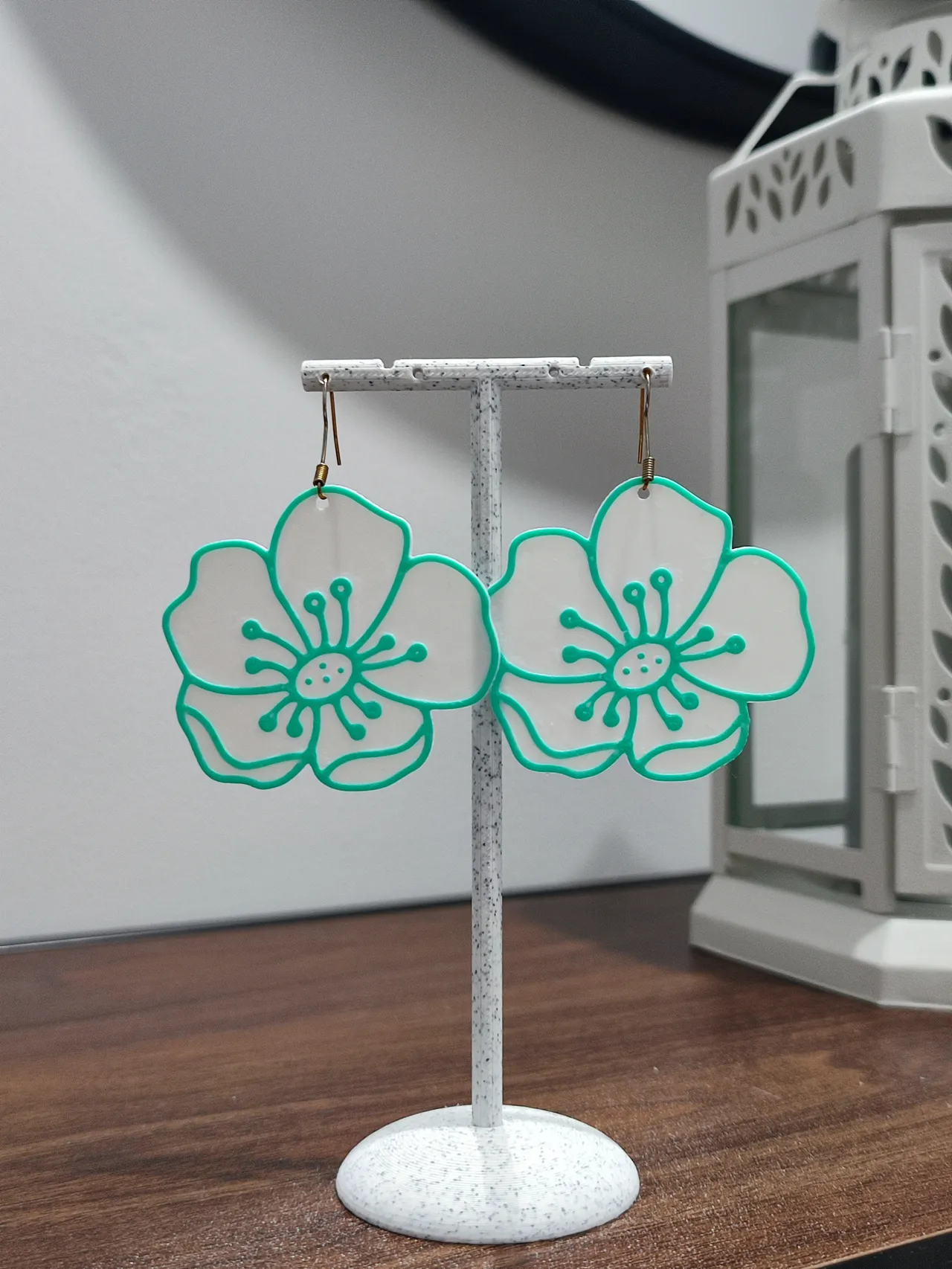 Aretes Menta Blossom view 2