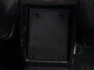 Volvo 240 center console rear cover plate