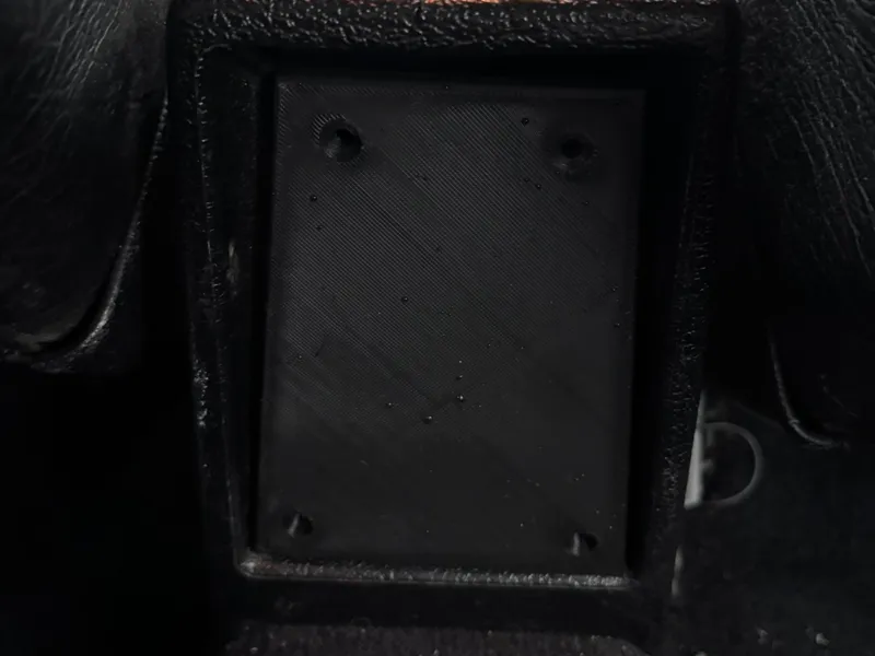Volvo 240 center console rear cover plate