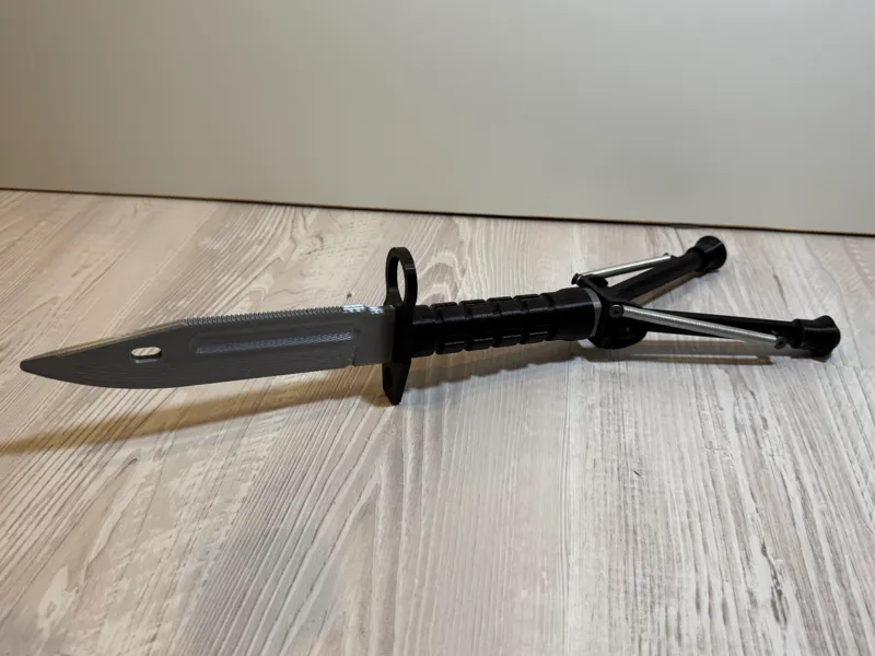 M9 Bayonet with bipod