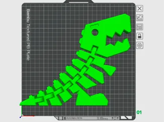 300% Jumbo Dino P2S, A1, X2D, esc