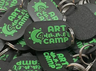Keychain Art_Summer_Camp-Portachiavi Summer_Camp