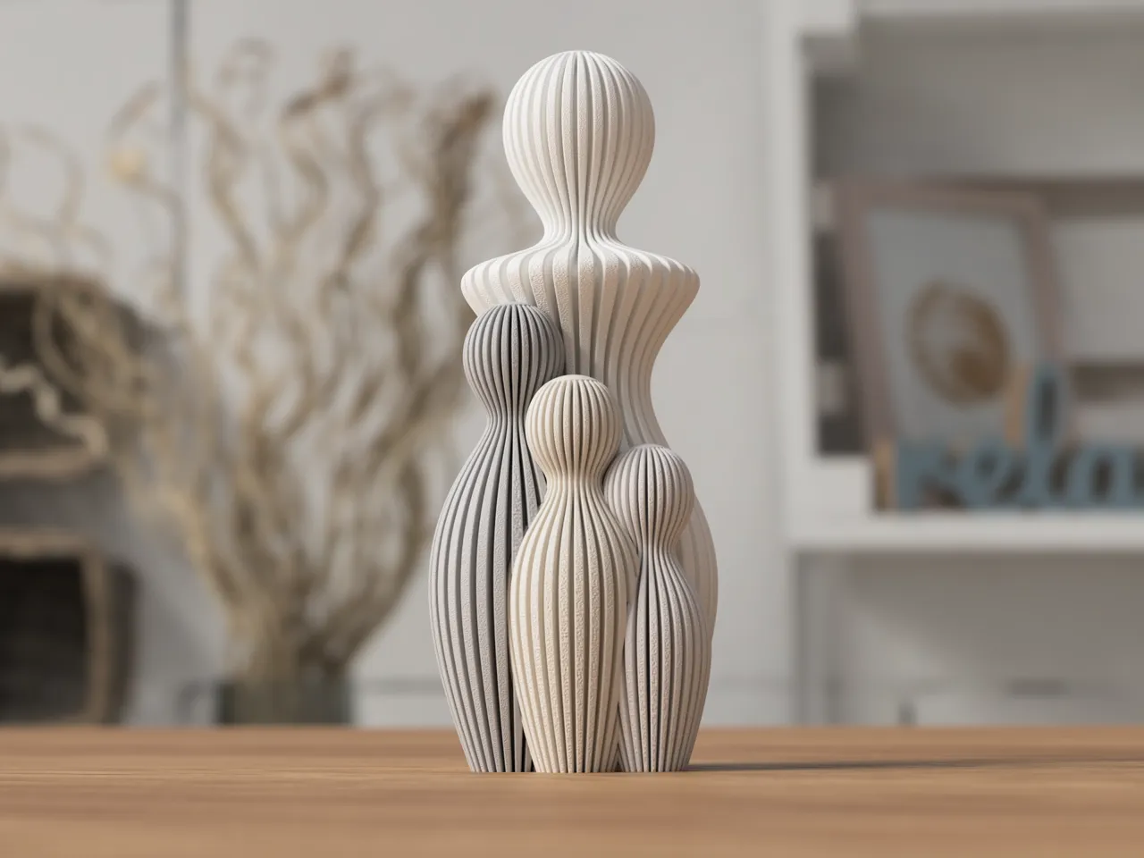 Mother's Day Statues (1 - 4 children) view 3