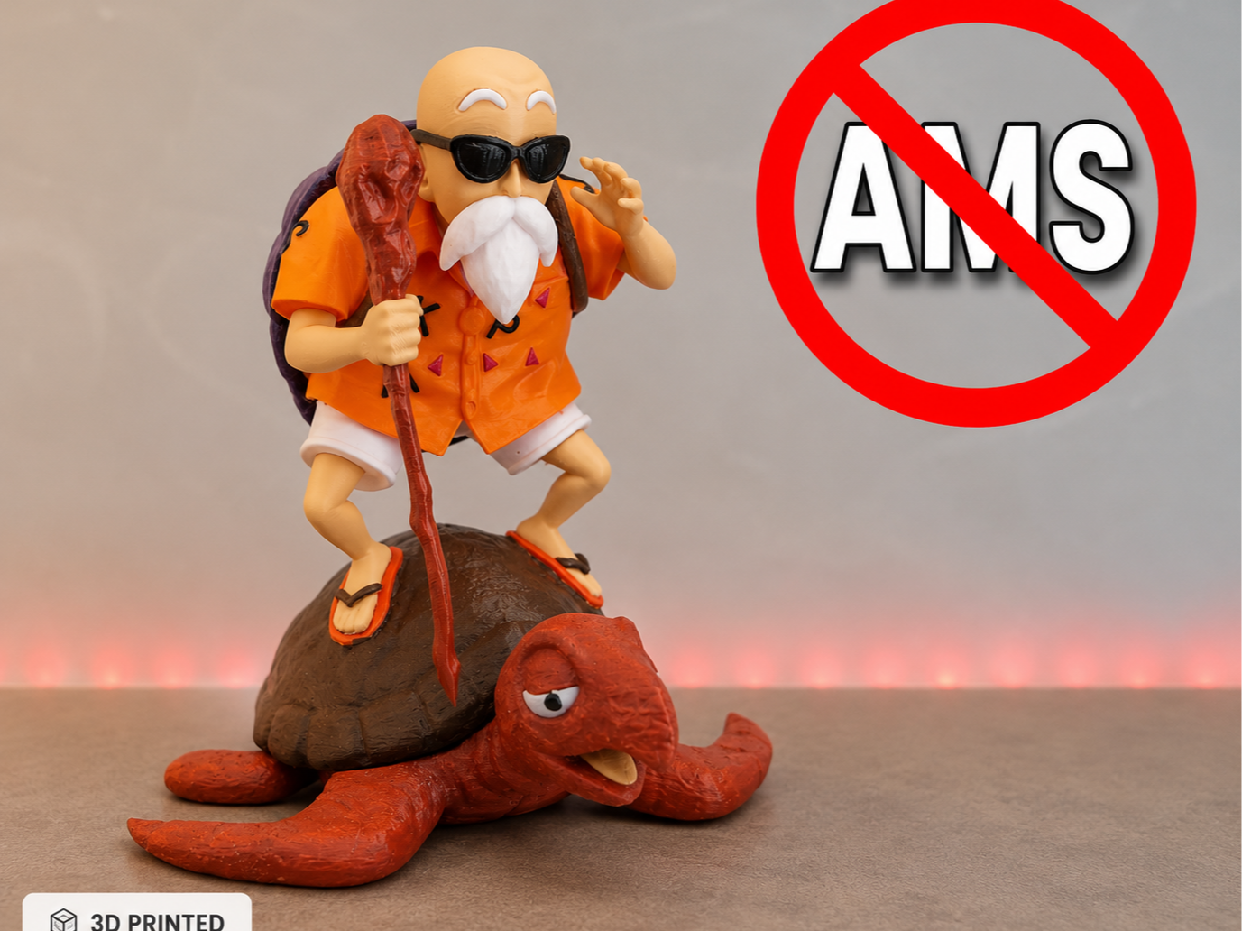 Figura de Roshi en tortuga – Sin AMS - 1