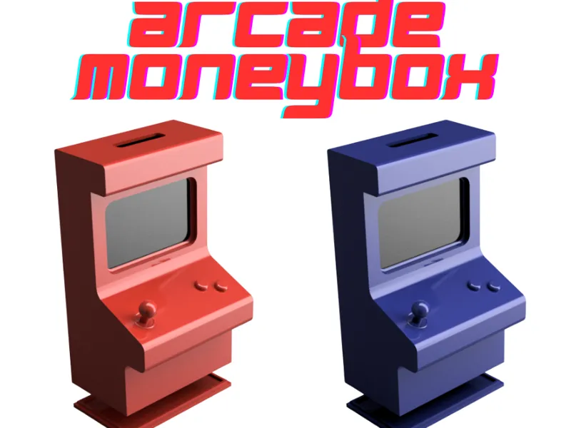 Arcade Machine Money Box