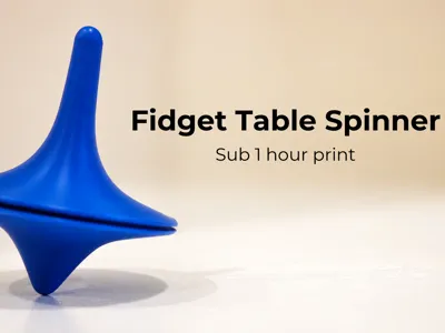 Fidget table spinner(No supports needed)