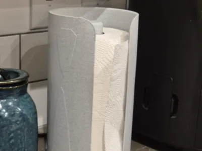 Paper Towel Holder - Crystal Pattern