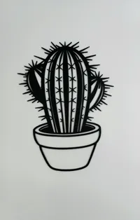 Décoration murale cactus — photo 2