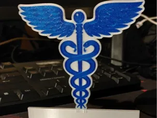 Porta Tarjetas de presentación de doctor