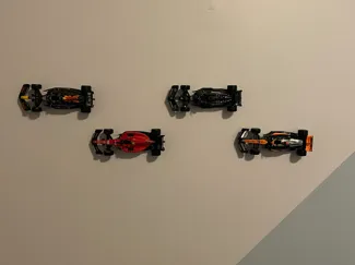 1/43 Bburago F1 car wall mount