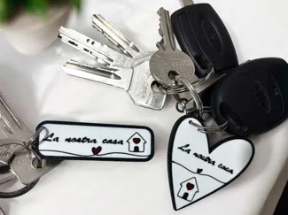 Portachiavi "la nostra casa" san valentino