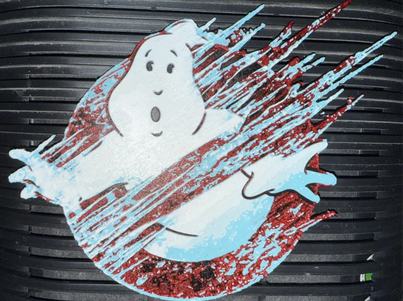 Ghostbusters Frozen Empire Hueforge Logo
