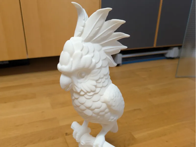 Kakadu Cockatoo Maskottchen FC Bayern