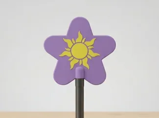 Rapunzel Sun Wand with Hidden Card Holder