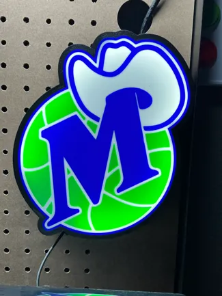 Dallas Mavericks Logo Lighbox