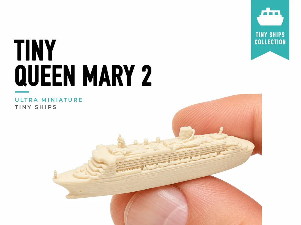 Accesorio para boquillas: Tiny Queen Mary 2 - Mini Ships Series. Referencia del modelo original.