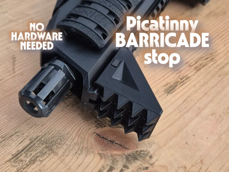 Barricade Stop Picatinny *NO HARDWARE NEEDED*