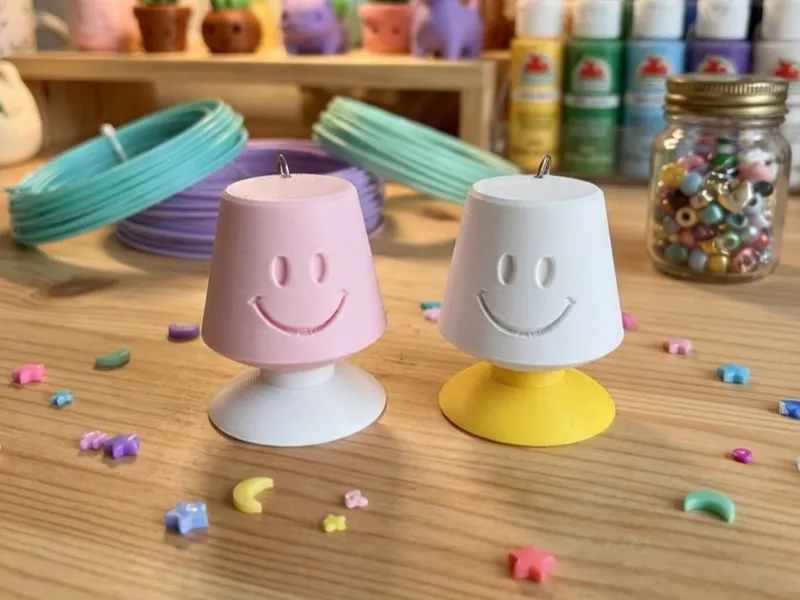 The Happy Little Pill Pot – Tiny Lamp Keychain