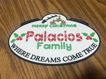 Modelo para impresión 3D: Disney Christmas Stroller Tag — vista de referencia 4
