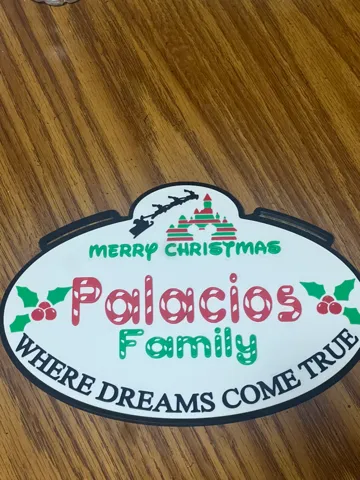 Modelo para impresión 3D: Disney Christmas Stroller Tag — vista de referencia 2