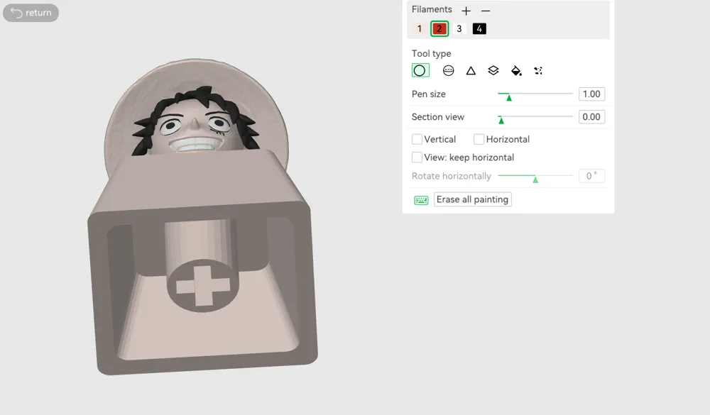 Luffy Keyframe Luffy Keycap – One Piece - Free 3D Print Model - MakerWorld
