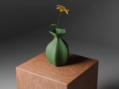 Starpot - A plantpot/vase shaped like a star.