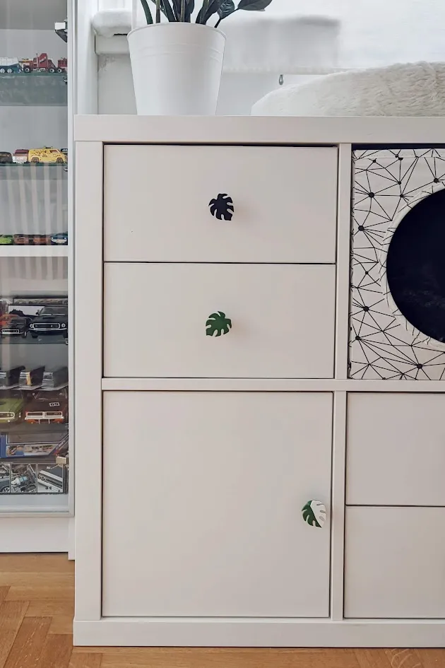 Monstera door/drawer knob for Ikea Kallax by shelbyeleanor MakerWorld