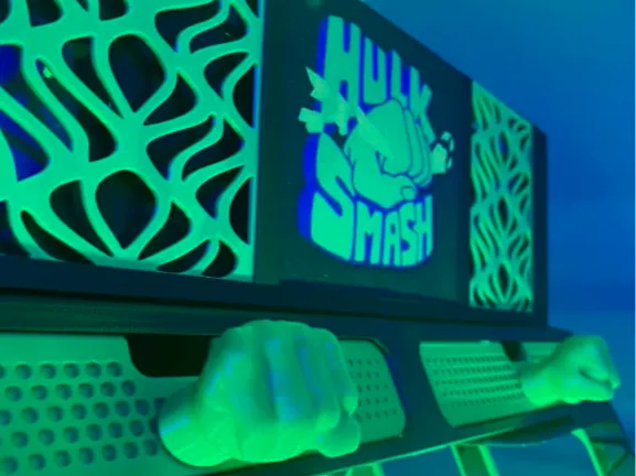 Hulk-Themed Drawer Handles for BLV - AMS Riser 